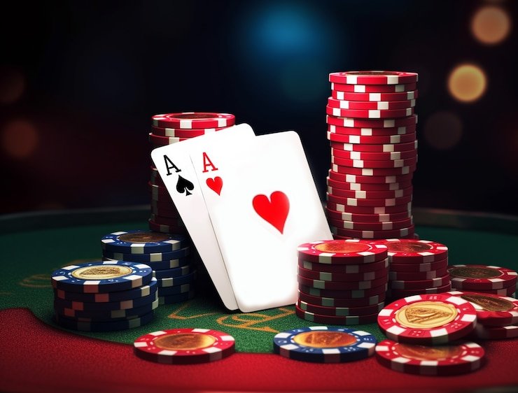 Live Microgaming dealer table at klik555 login with multiple camera views and player controls