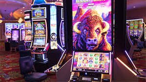 klik555 login mobile navigation menu showing Live Casino Sportsbook and Slots options